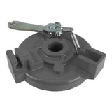 Brake Assy - LEFT FRONT - Backing Plate and Hub - Coolster 3125B2, 3125F2, LANDER-XD 125UF ATVs - VMC Chinese Parts