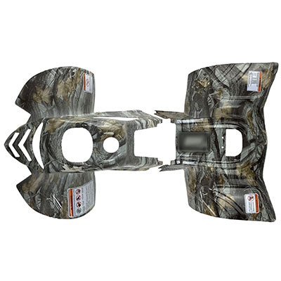 ATV Body Fender Kit - 2 Piece - White Tree Camo - Tao Tao ATA110B, Boulder B1 - VMC Chinese Parts