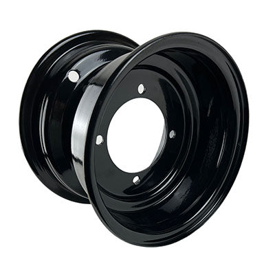 Rim 8.0 x 5.5 Inch - 4/110 - BLACK - Steel - Hammerhead, TrailMaster Go-Kart - VMC Chinese Parts