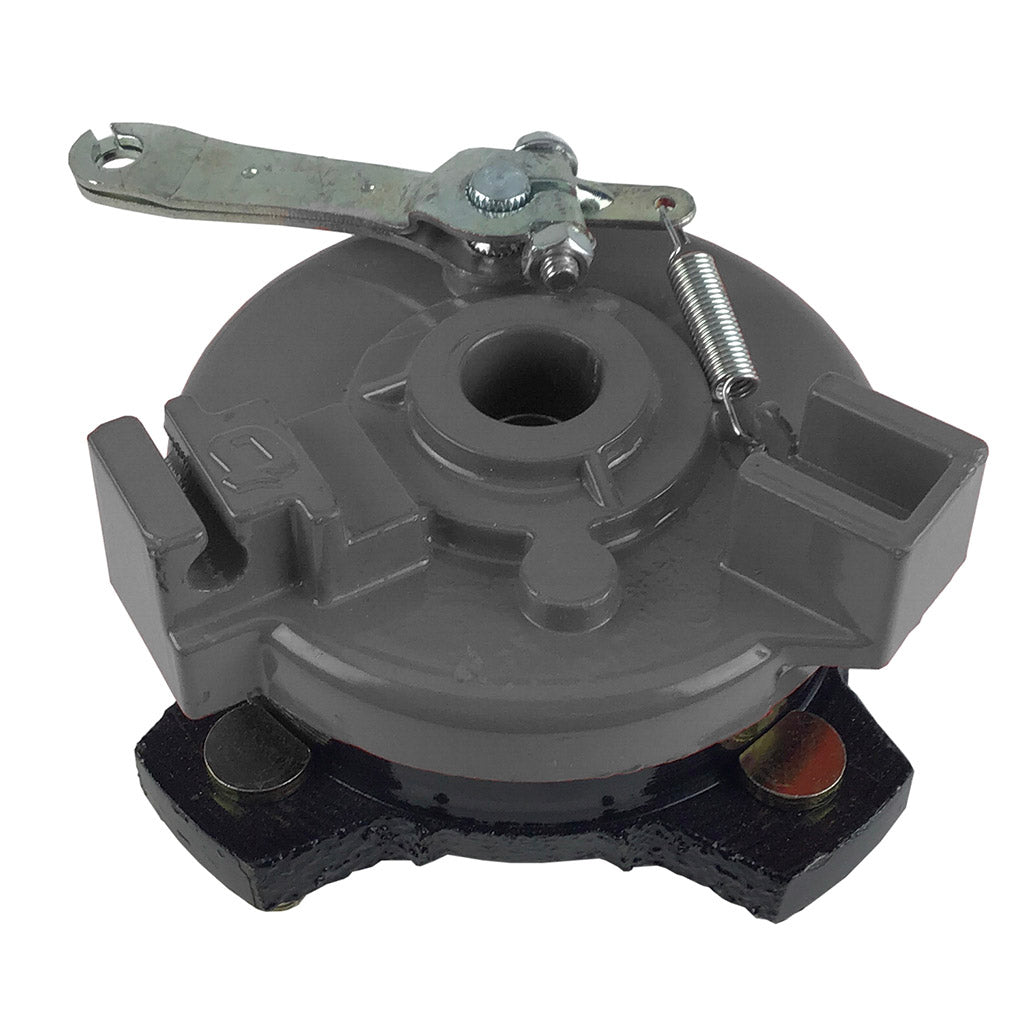 Brake Assy - LEFT FRONT - Backing Plate and Hub - Coolster 3125B2, 3125F2, LANDER-XD 125UF ATVs - VMC Chinese Parts