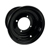 Rim 8.0 x 5.5 Inch - 4/110 - BLACK - Steel - Hammerhead, TrailMaster Go-Kart - VMC Chinese Parts