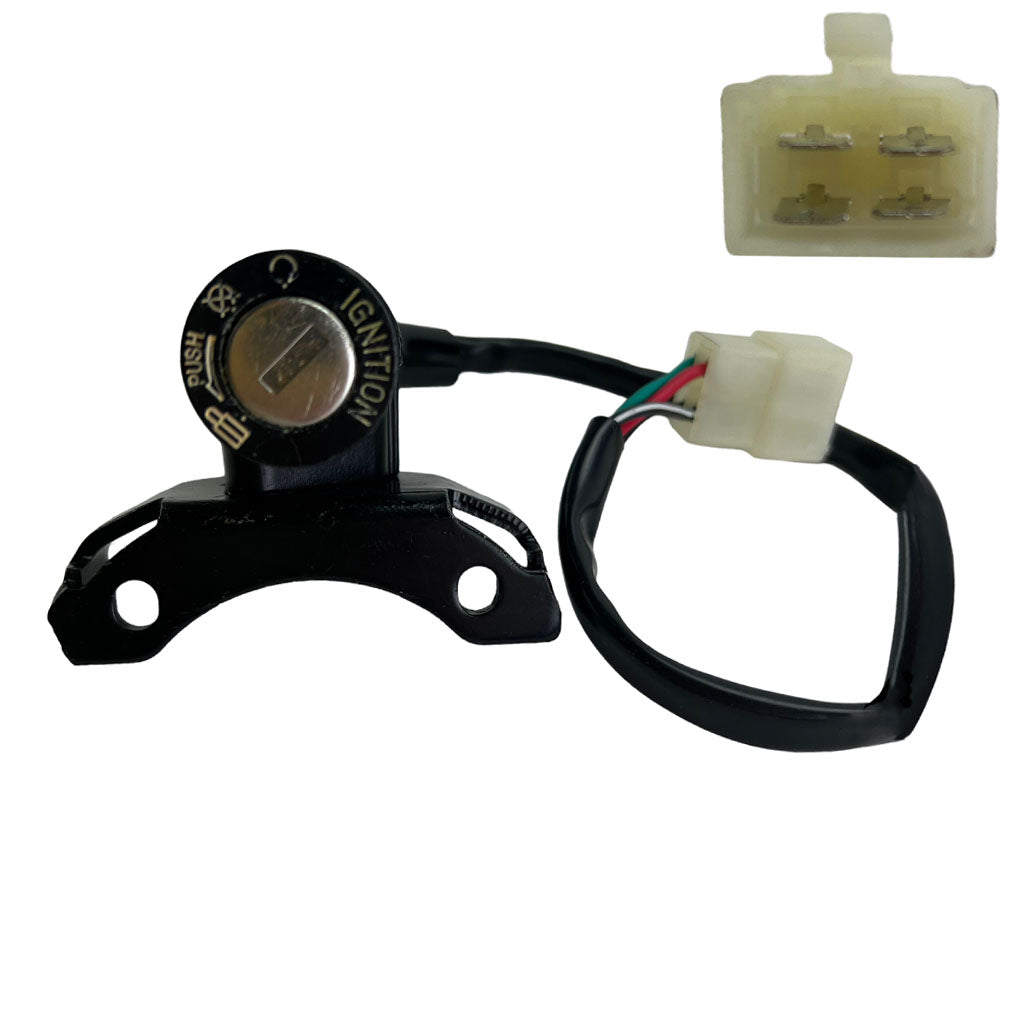 Ignition Key Switch - 4 Wire - Tao Tao Racer - Version 61 - VMC Chinese Parts