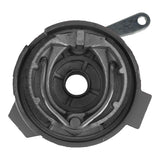 Brake Assy - LEFT FRONT - Backing Plate and Hub - Coolster 3125B2, 3125F2, LANDER-XD 125UF ATVs - VMC Chinese Parts