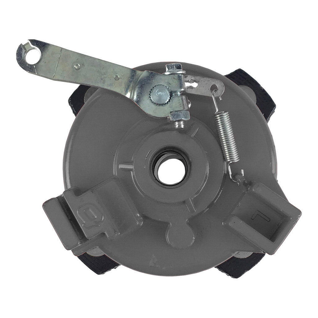 Brake Assy - LEFT FRONT - Backing Plate and Hub - Coolster 3125B2, 3125F2, LANDER-XD 125UF ATVs - VMC Chinese Parts