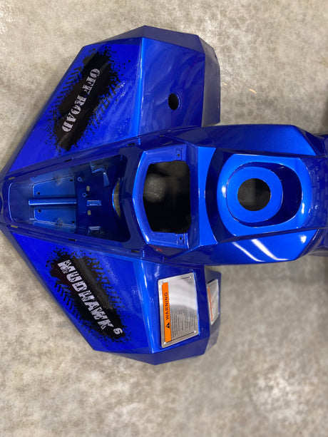 ATV Body Fender Kit - 1 Piece - Blue - Rival Mudhawk 6, AT110 Husky - VMC Chinese Parts