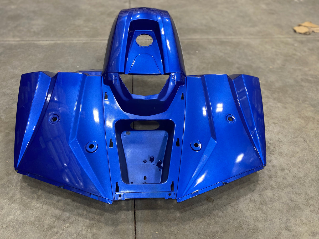 ATV Body Fender Kit - 2 Piece - Blue - Coleman AT200-B, Tao Tao Raptor 200 - VMC Chinese Parts