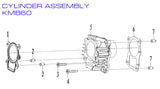 Cylinder Head Gasket - Zongshen ZL60 - Kayo KMB60 Dirt Bike - VMC Chinese Parts