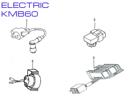 Ignition Coil - Zongshen ZL60 - Kayo KMB60 Dirt Bike - VMC Chinese Parts