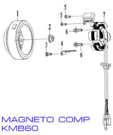 Stator Magneto - 6 Coil -60cc - Zongshen ZL60 - Kayo KMB60 Dirt Bike - VMC Chinese Parts