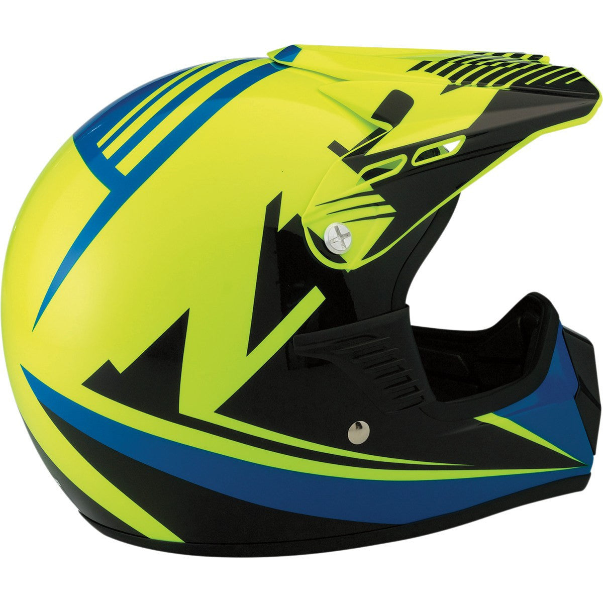 Z1R Roost SE Youth Helmet - Blue/Yellow - S/M (0111-1033) - VMC Chinese Parts