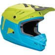 Thor Youth Sector Level Matte Electric Blue/Lime Helmet - VMC Chinese Parts