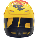 Thor Youth Sector Level Matte Navy Blue/Yellow/Red Helmet - VMC Chinese Parts