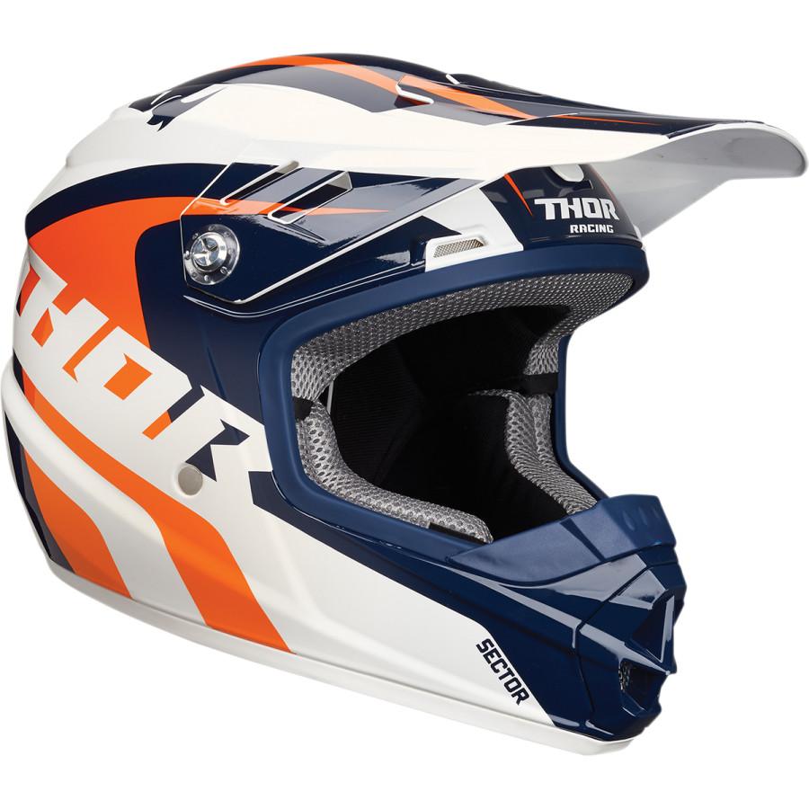 Thor Youth Richochet Blue/Orange Helmet - VMC Chinese Parts