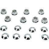 Moose Racing Universal Locking Lug Lock Nut Set - Silver - 8 Pack - (0223-0233) - VMC Chinese Parts