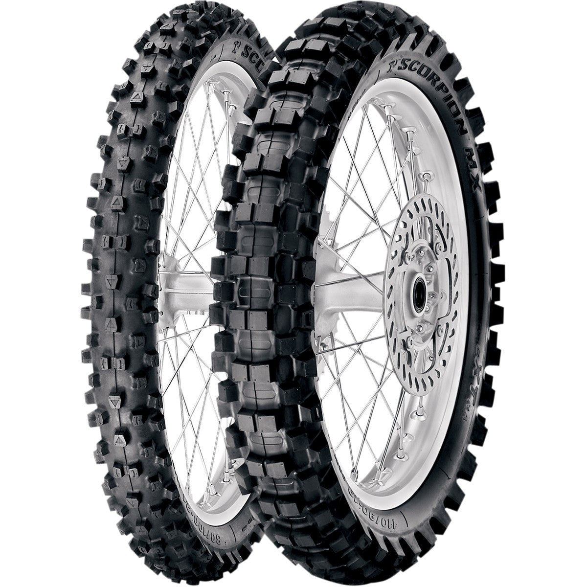 80/100-12 Pirelli Scorpion MX Extra-X Off Road DM1156 Tire (0313-0376) - VMC Chinese Parts