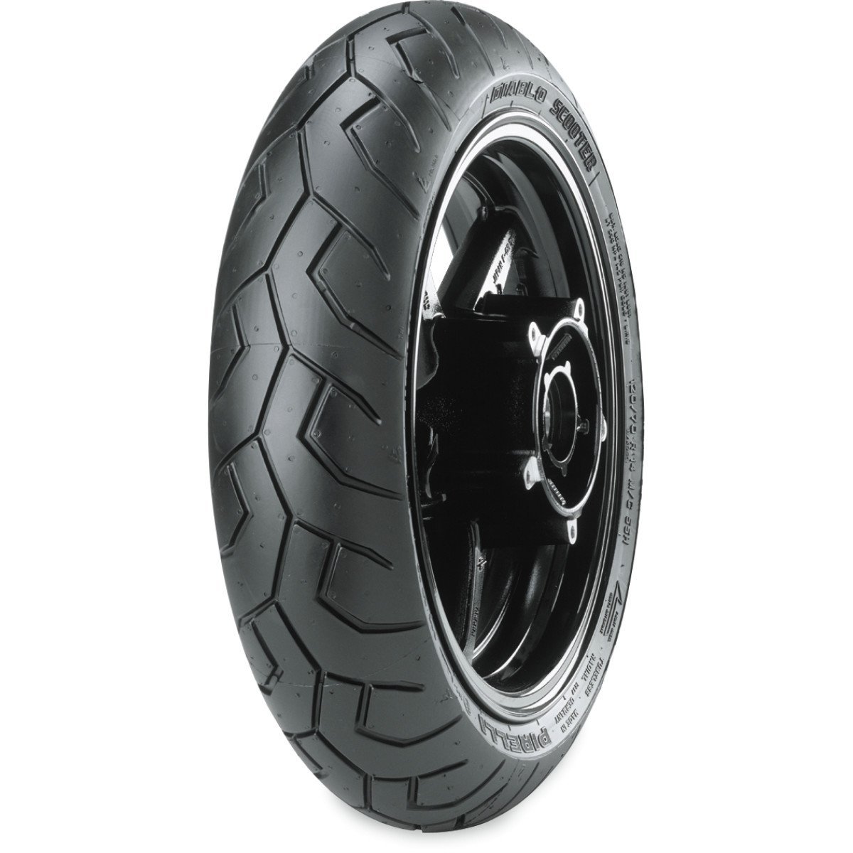 120/80-14 Pirelli Diablo Scooter Tire - Bias Tubeless [0340-0084] - VMC Chinese Parts