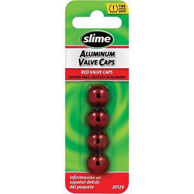 Slime Red Valve Stem Caps - 4 Pack - (0361-0074) - VMC Chinese Parts