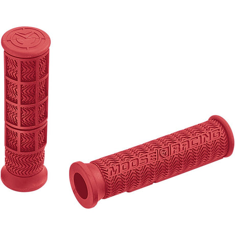 Handlebar Grips - Red - (0630-0397) Moose - VMC Chinese Parts