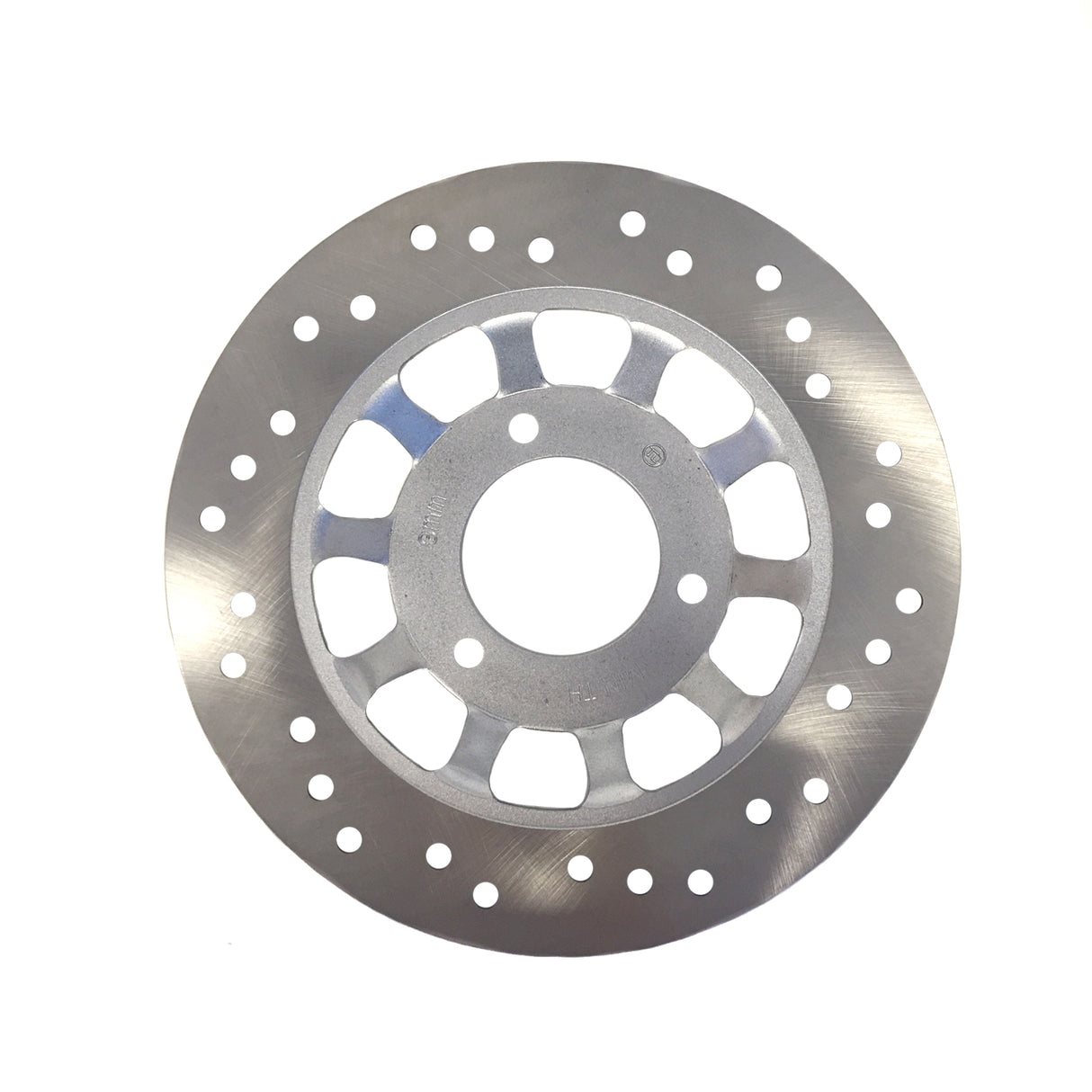 Brake Rotor Disc - 220mm - 3 Bolt - Hat Shaped - GY6 Scooter - VMC Chinese Parts