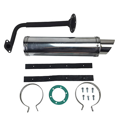 Exhaust System / Muffler for Tao Tao New Racer 50 Scooter - Version 133 - VMC Chinese Parts