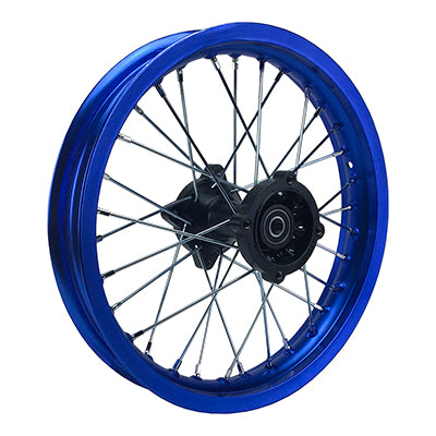 Rim Wheel - Rear - 14.0  x 1.85 Inch - 15mm ID - Tao Tao DB17 Dirt Bike -  BLUE - VMC Chinese Parts