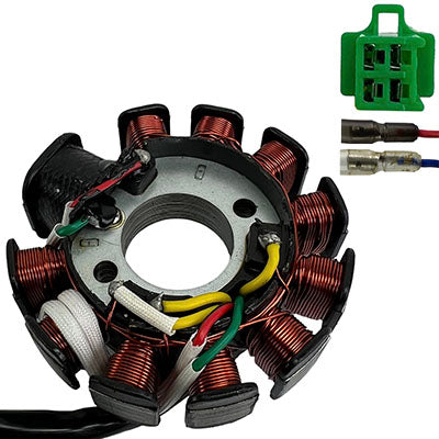 Stator Magneto -11 Coil - GY6 150cc-230cc - Tao Tao Raptor 200, Coleman AT-200B - VMC Chinese Parts