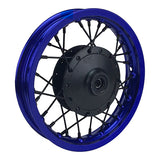 Rim Wheel - Front - 10.0 x 1.4 Inch - 12mm ID - 28 Spokes - Tao Tao DB10, DB20 - BLUE - VMC Chinese Parts