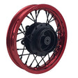 Rim Wheel - Rear - 10.0 x 1.4 Inch - 12mm ID - 28 Spokes - Tao Tao DB10 with Drum Brake - RED - VMC Chinese Parts