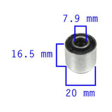 Bushing - 8 x 20 x 19 - Encased Rubber Bushing - VMC Chinese Parts