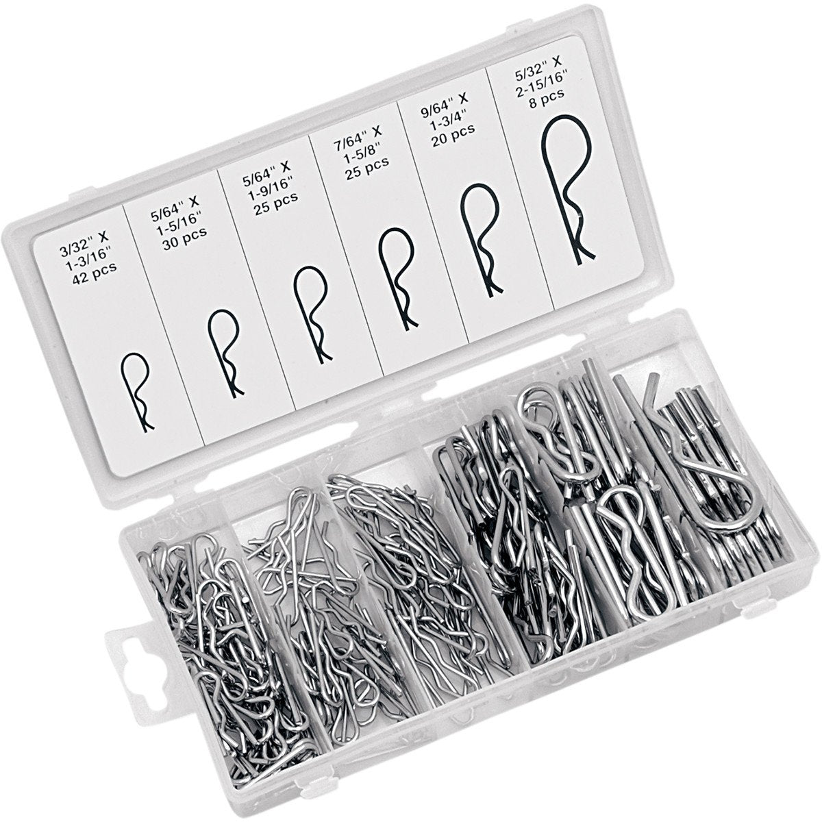 Performance Tools Hitch Hair Pin Assortment - 150 piece - (2402-0092) - VMC Chinese Parts