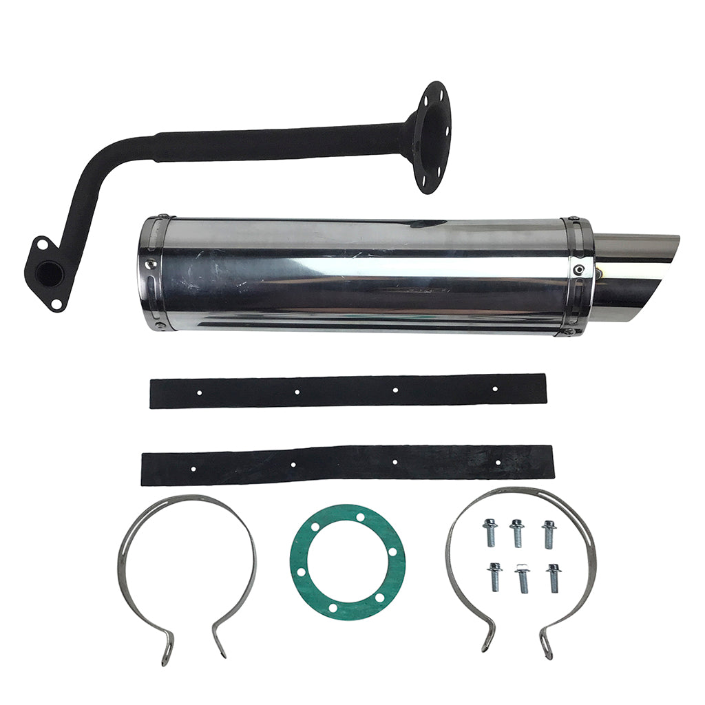 Exhaust System / Muffler for Tao Tao New Racer 50 Scooter - Version 133 - VMC Chinese Parts