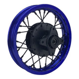 Rim Wheel - Rear - 10.0 x 1.4 Inch - 12mm ID - 28 Spokes - Tao Tao DB10 with Drum Brake - BLUE - VMC Chinese Parts