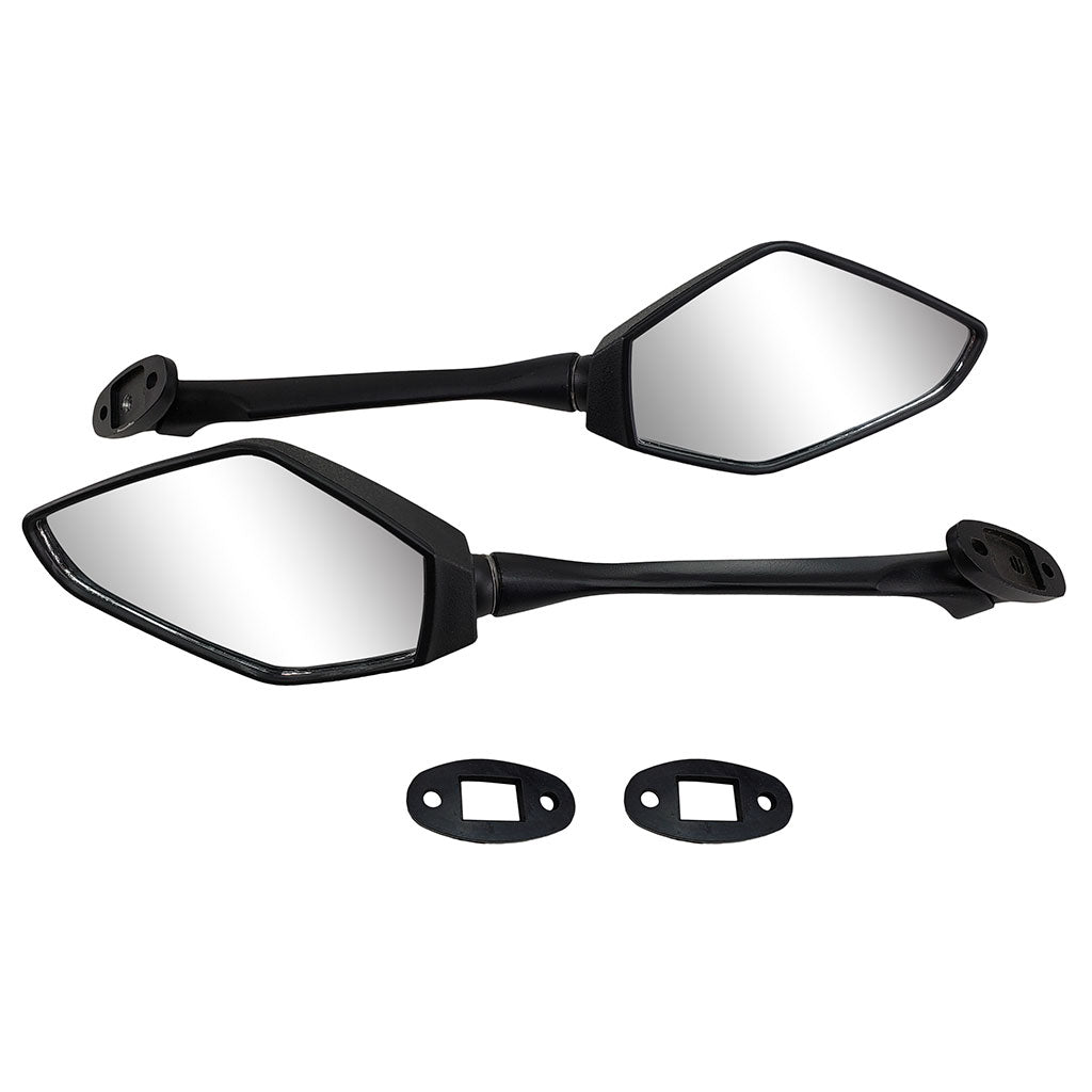 Scooter Rear View Mirror Set - Black - Version 47 - VMC Chinese Parts