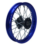 Rim Wheel - Front - 12.0 x 1.4 Inch - 15mm ID - 32 Spokes - Dirt Bike - BLUE - VMC Chinese Parts