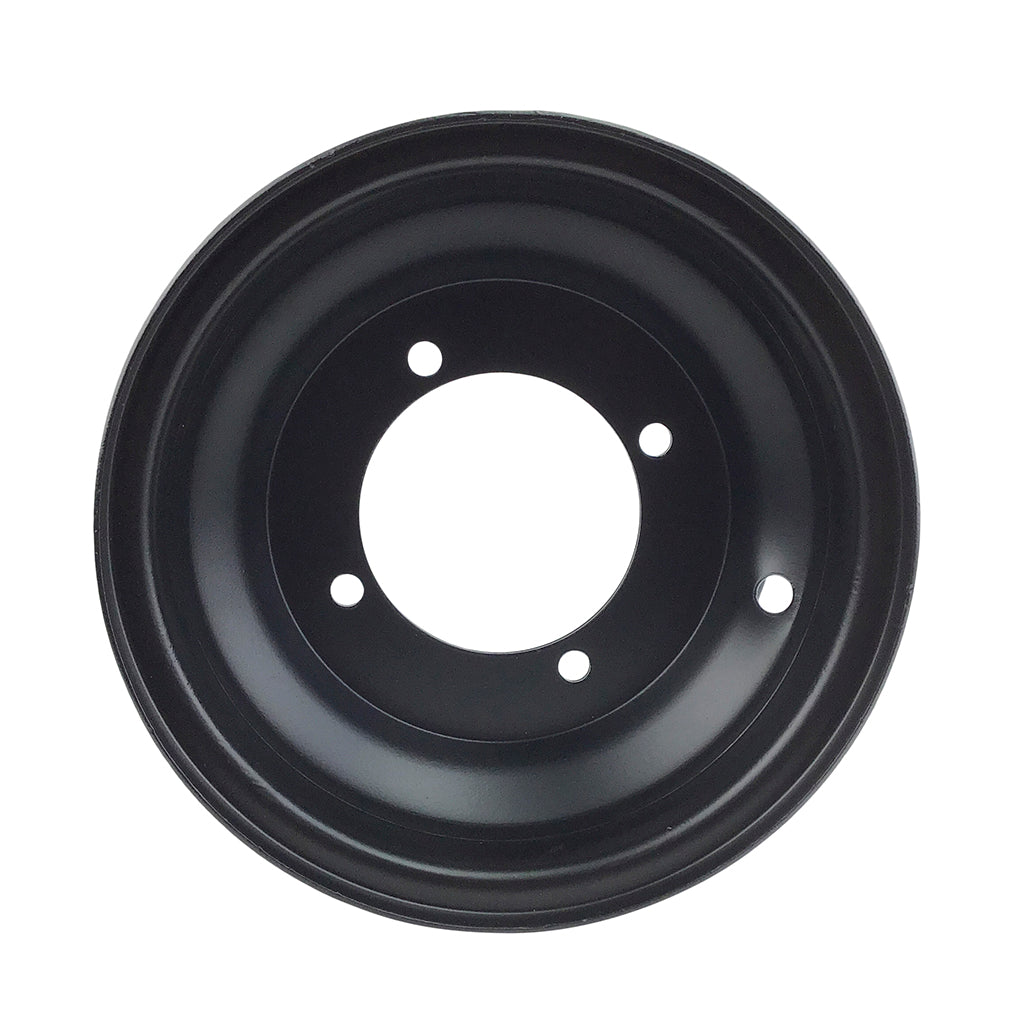 Rim 8.0 x 5.25 Inch - 4/110 - BLACK - Steel - Hammerhead, TrailMaster Go-Kart - VMC Chinese Parts