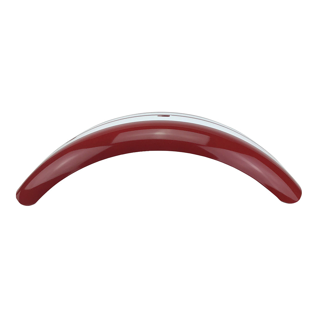 Rear Fender for Coleman CT200U-EX Mini Bike - RED w/ WHITE STRIPE - VMC Chinese Parts