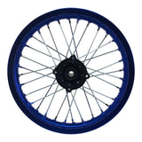 Rim Wheel - Rear - 14.0  x 1.85 Inch - 15mm ID - Tao Tao DB17 Dirt Bike -  BLUE - VMC Chinese Parts