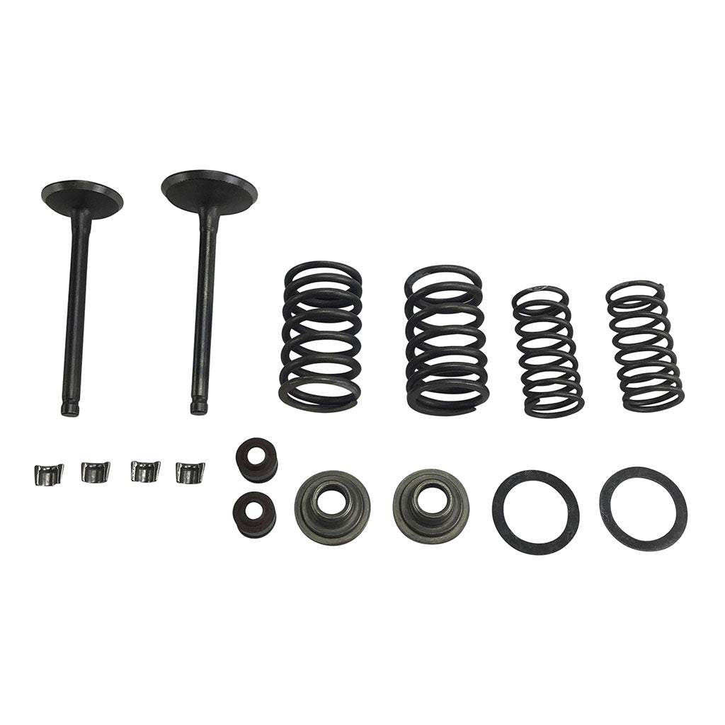 Valve Set With Springs and Clips - GY6 125cc 150cc - Version 5 - VMC Chinese Parts