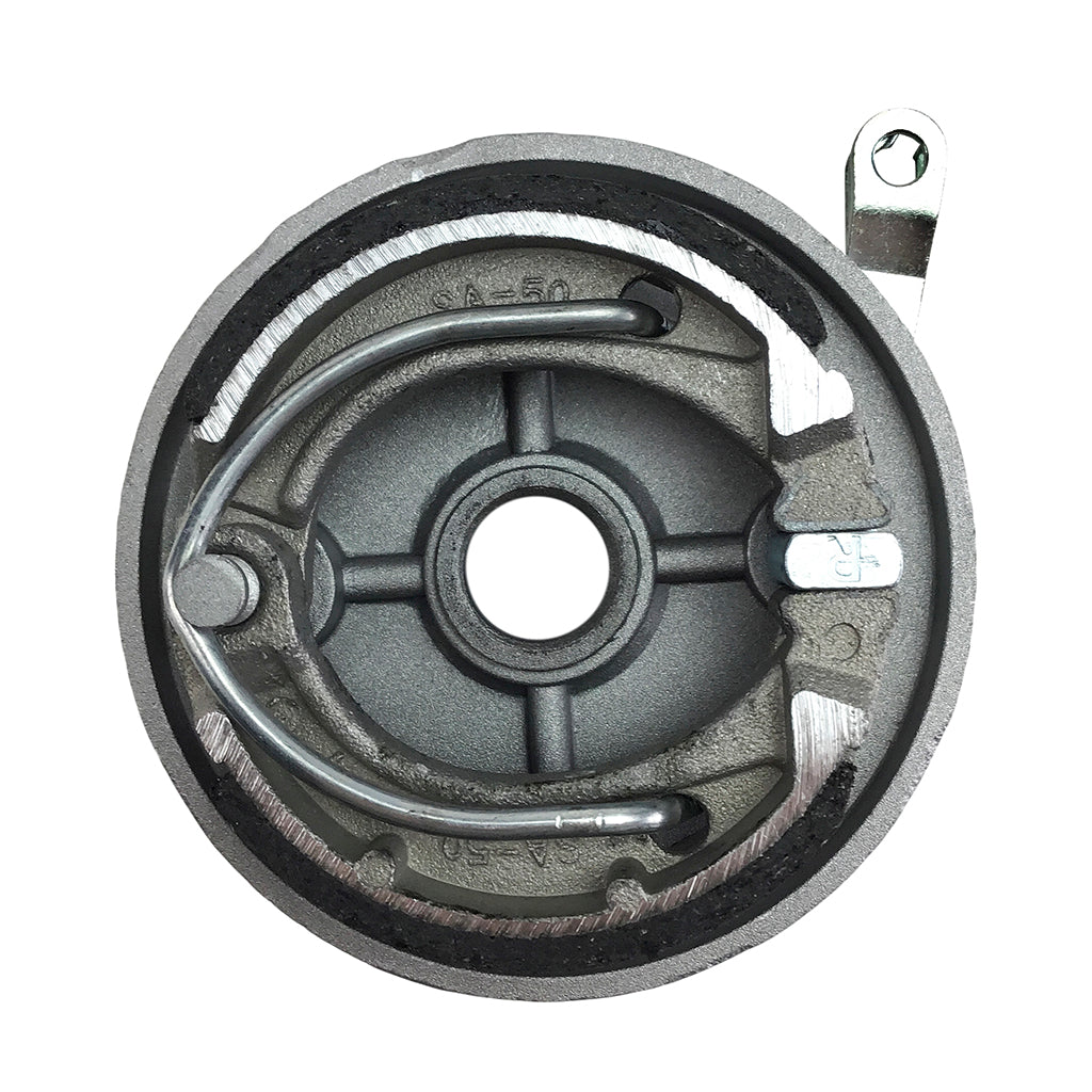 Brake Assy - RIGHT - 4.0 Inch Backing Plate and Shoes - Coolster 3050,3125 - VMC Chinese Parts