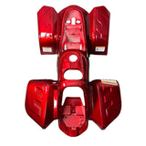 ATV Body Fender Kit - 1 Piece - Red - Tao Tao Rock 110 - VMC Chinese Parts