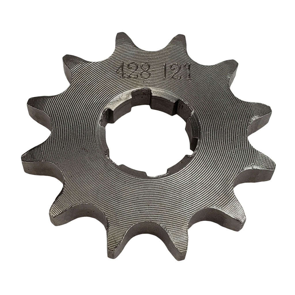 Front Sprocket 428-12 Tooth for 200cc 250cc Engine - NO HOLES - VMC Chinese Parts