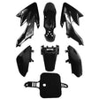 Mini Dirt Bike Body Fender - 7 piece - CRF50 - Black - VMC Chinese Parts