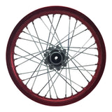 Rim Wheel - Rear - 16.0 x 1.85 Inch - 15mm ID - 36 Spokes - Dirt Bike - RED - VMC Chinese Parts