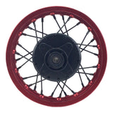 Rim Wheel - Rear - 10.0 x 1.4 Inch - 12mm ID - 28 Spokes - Tao Tao DB10 with Drum Brake - RED - VMC Chinese Parts