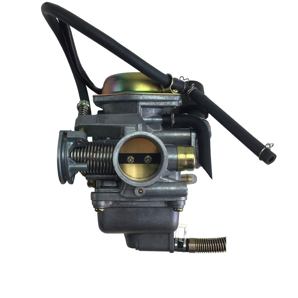 Carburetor - PD26J - 26mm with Spring Drain Line - Tao Tao Bull 200 - Version 45 - VMC Chinese Parts