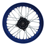 Rim Wheel - Rear - 12.0 x 1.85 Inch - 12mm ID - 32 Spokes - Dirt Bike - BLUE - VMC Chinese Parts