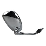 Scooter Rear View Mirror Set - Chrome - Oval - Version 50 - VMC Chinese Parts