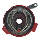 Brake Assy - LEFT FRONT - Backing Plate and Hub - Coolster 3150CXC, 3150DX4, 3175S - VMC Chinese Parts