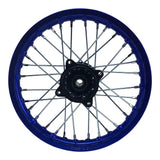 Rim Wheel - Front - 12.0 x 1.4 Inch - 15mm ID - 32 Spokes - Dirt Bike - BLUE - VMC Chinese Parts