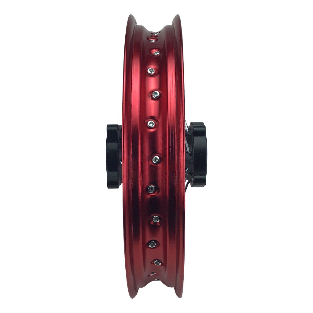 Rim Wheel - Rear - 14.0 x 1.85 Inch - 15mm ID - Tao Tao DB17 Dirt Bike -  RED - VMC Chinese Parts